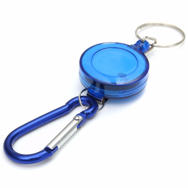 badge reel telescopische sleutel gesp karabijnhaak terugslag intrekbare houder sleutelhanger 4 kleuren