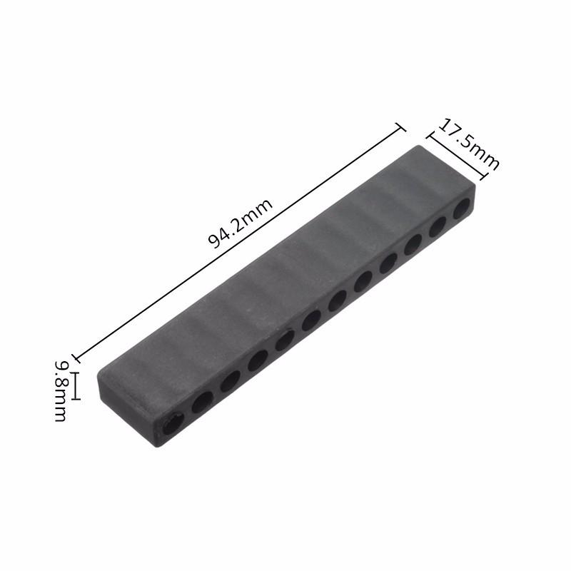 12 gaten hex shank plastic schroevendraaier bit opslag dek schroevendraaier hoofd opbergkoffer