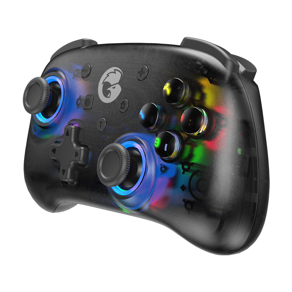 gamesir t4 mini wireless wired bluetooth rgb light game controller gamepad met turbo voor switch android voor ios windows