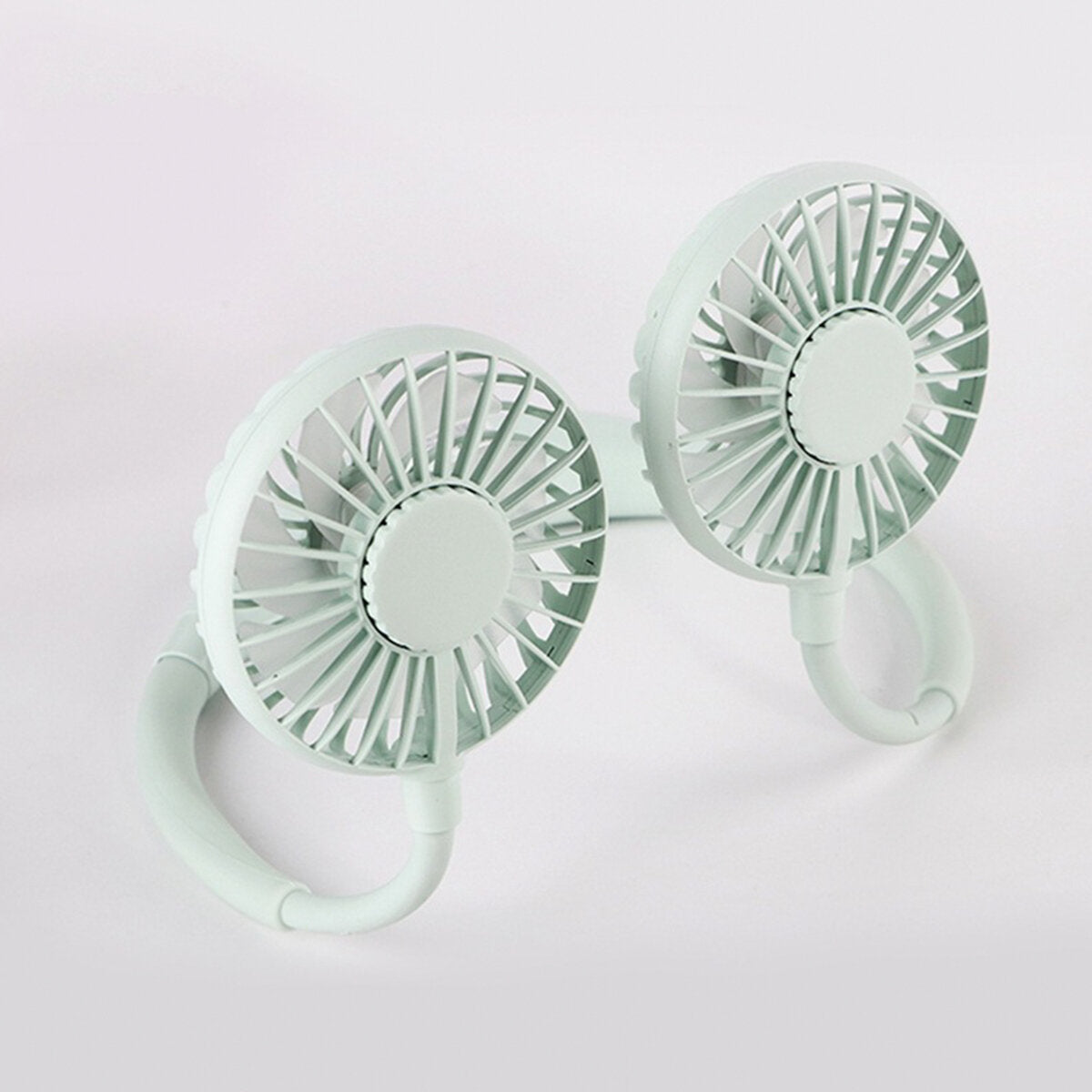 1200mah 3 gear led usb oplaadbare draagbare hangende nekventilator oplaadbare aromatherapie koelventilator mini sportfans