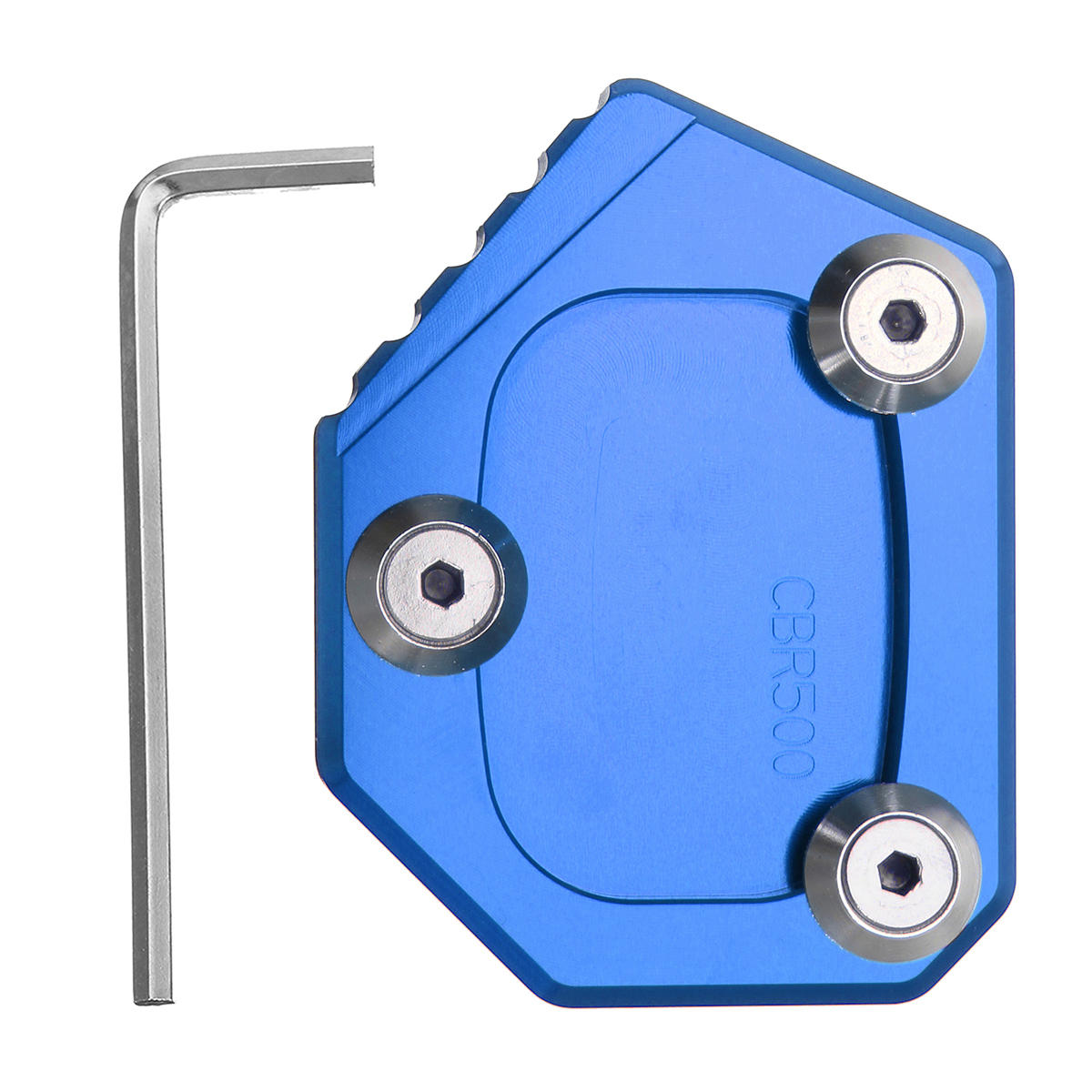 cnc aluminium kickstand zijstandaard pad voor honda cbr500r cb500f / x 2013-2015