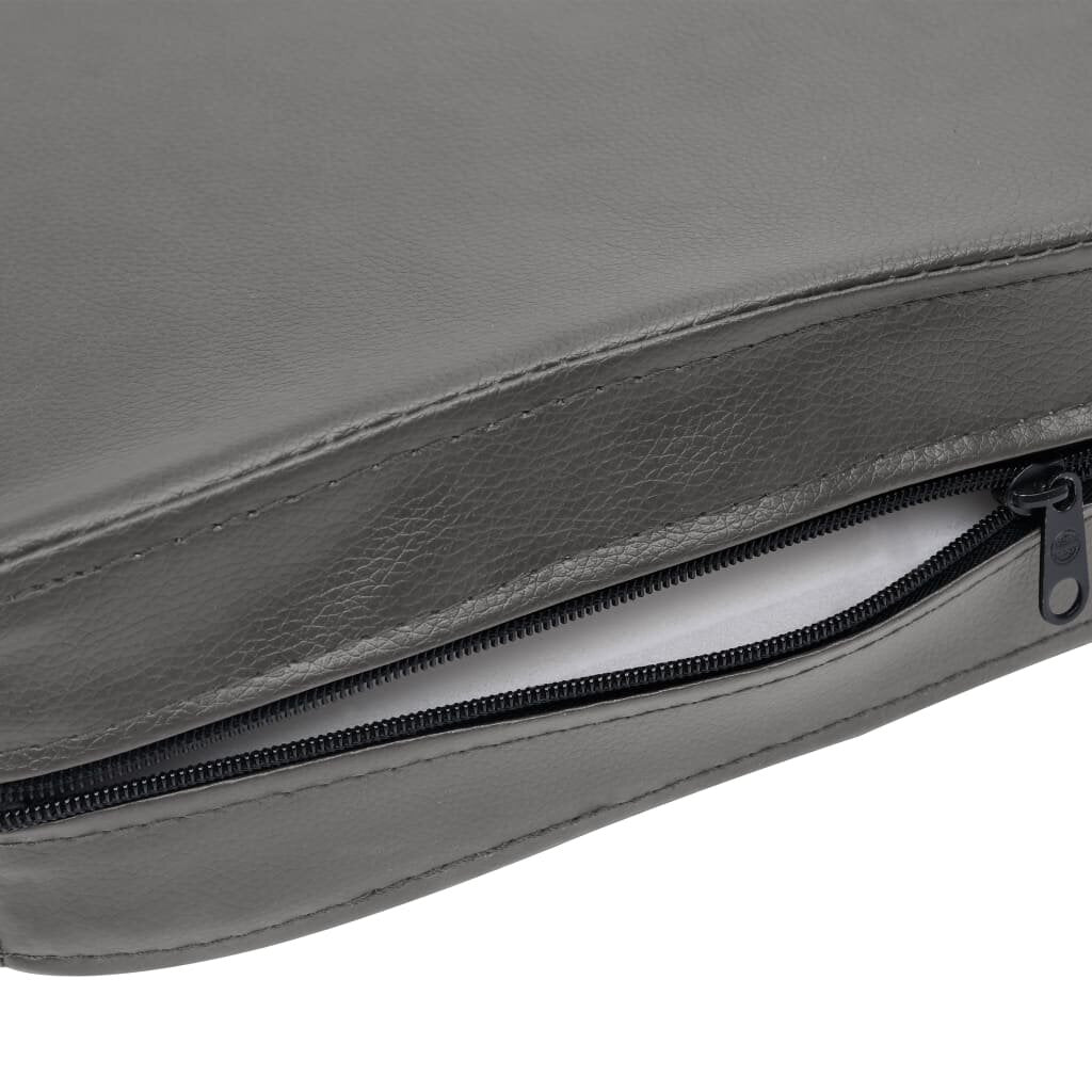 hondenbank grijs 31.5 x19.7 x15.7 kunstleer