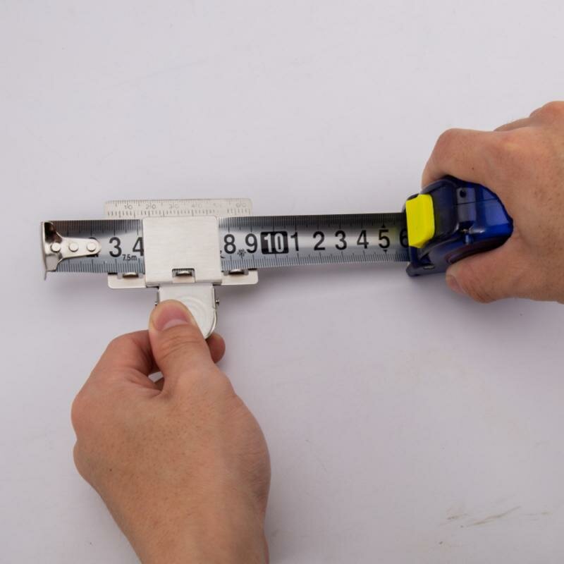 metalen meetlint cliphouder nauwkeurige houtbewerking positioneringsklem houtmaat lokaliseringsgereedschap