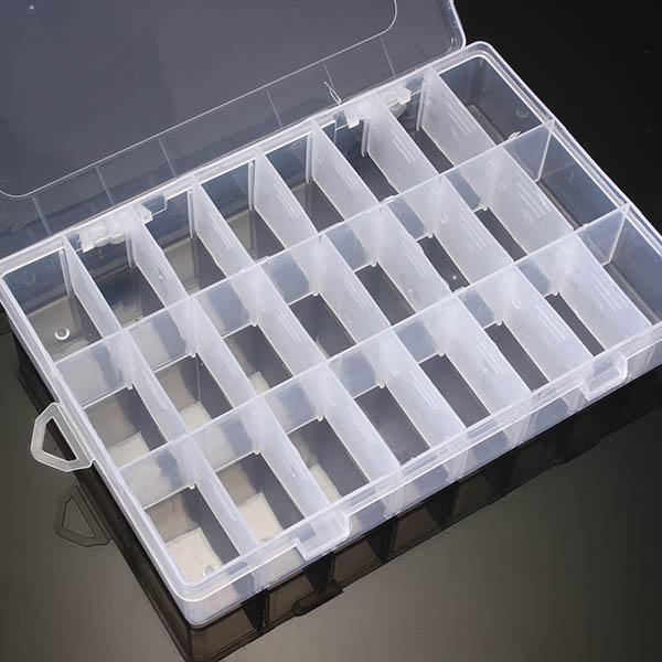 10/24 grid multifunctionele opbergdoos verstelbare gereedschapskoffer voor rotary tool accessoires