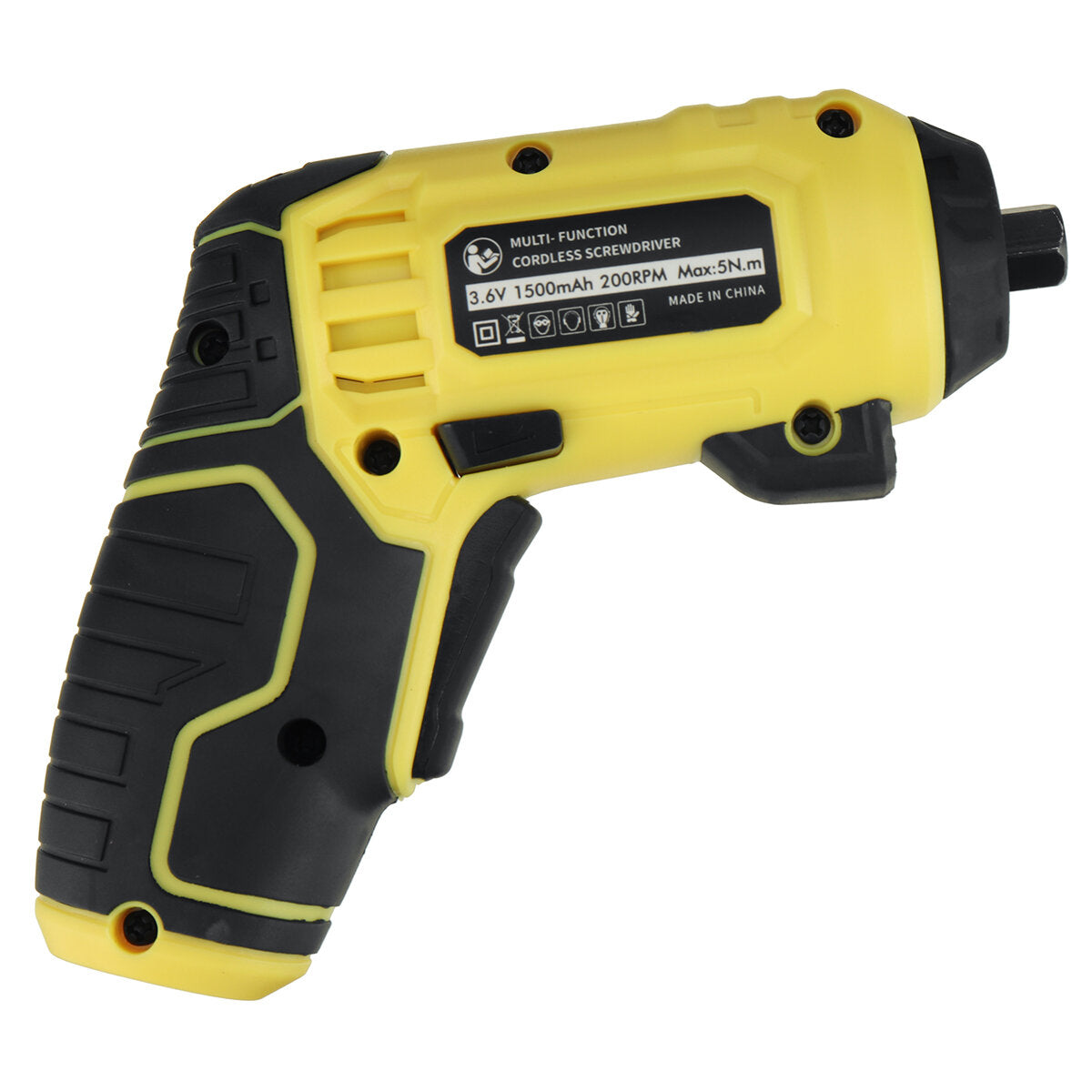 3.6v 1500mah 200rpm home renovatie/diy oplaadbare draagbare multifunctionele led verlichting elektrische schroevendraaier