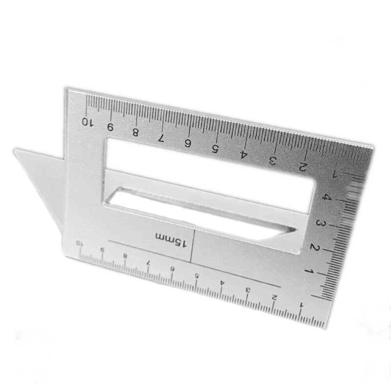 multifunctionele 45/90 graden vierkante hoekliniaalmeter voor het meten van houtbewerkingsgereedschap
