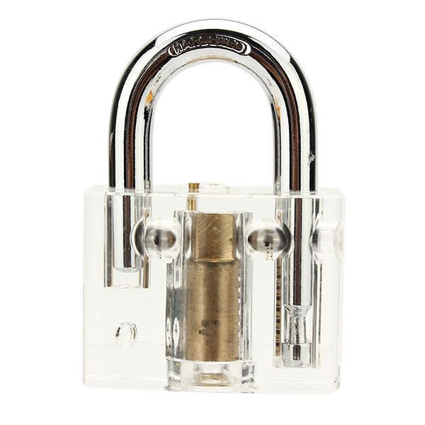 3-delige transparante cutaway binnenaanzicht van oefenhangslot slotenmaker oefentraining vaardigheidsset lock picks