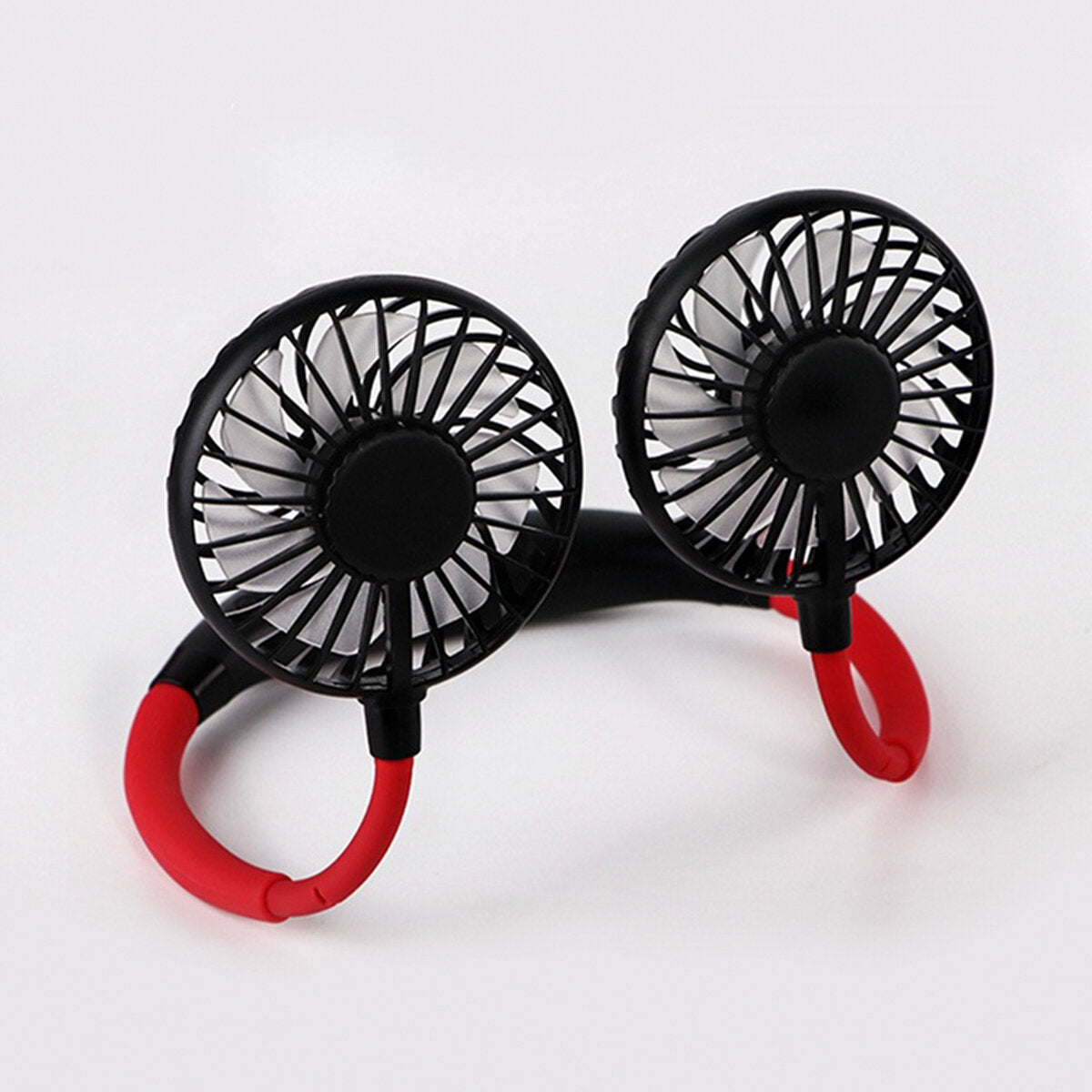 1200mah 3 gear led usb oplaadbare draagbare hangende nekventilator oplaadbare aromatherapie koelventilator mini sportfans