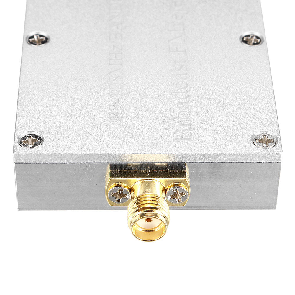 88-108mhz bandstopfilter rtl-sdr bloguitzending met mannelijke fm-connector naar sma mannelijke connector