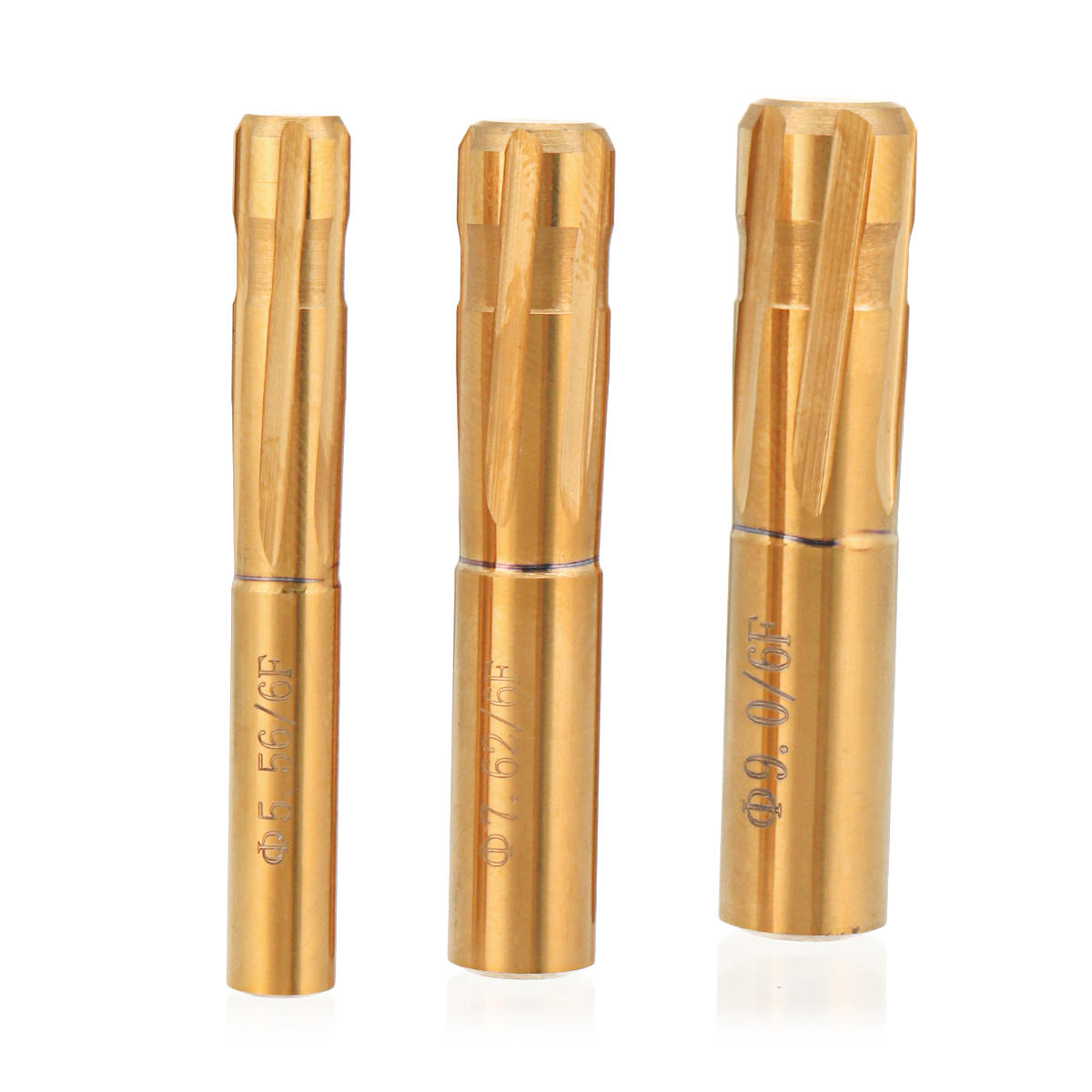 6 fluiten spiraal ruimer push rifling knoppen dubbellaags blade ruimer rifled vat machine ruimer