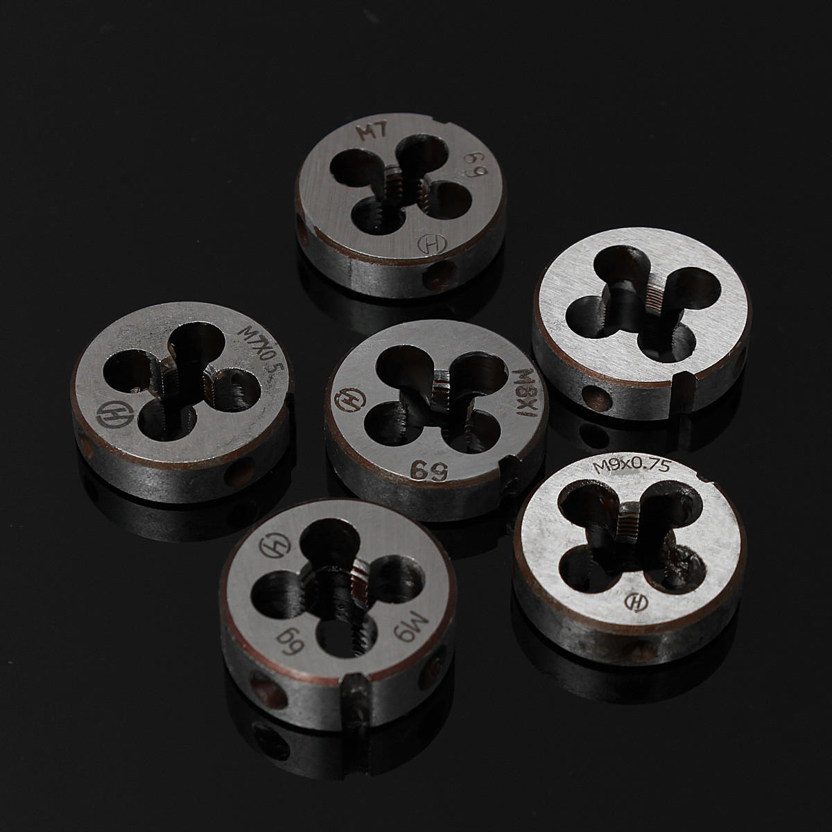 m10 m11 metrische rechtse draad gelegeerd staal matrijssleutel 0.5-1.5 mm