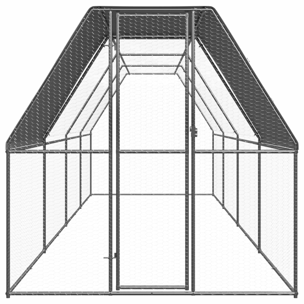 buiten kippenkooi 6.6 inch x26.2 inch x6.6 inch  gegalvaniseerd staal