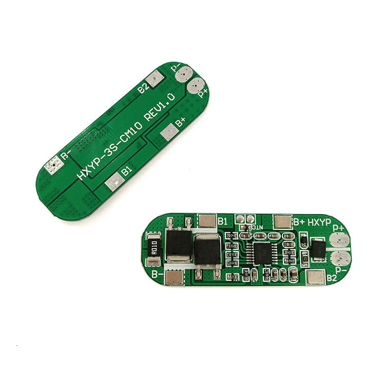 hxyp-3s-cm10 3s 11.1v 12.6v 7a 18650 lithiumbatterij beschermingsbord kortsluitingsbeveiligingsmodule