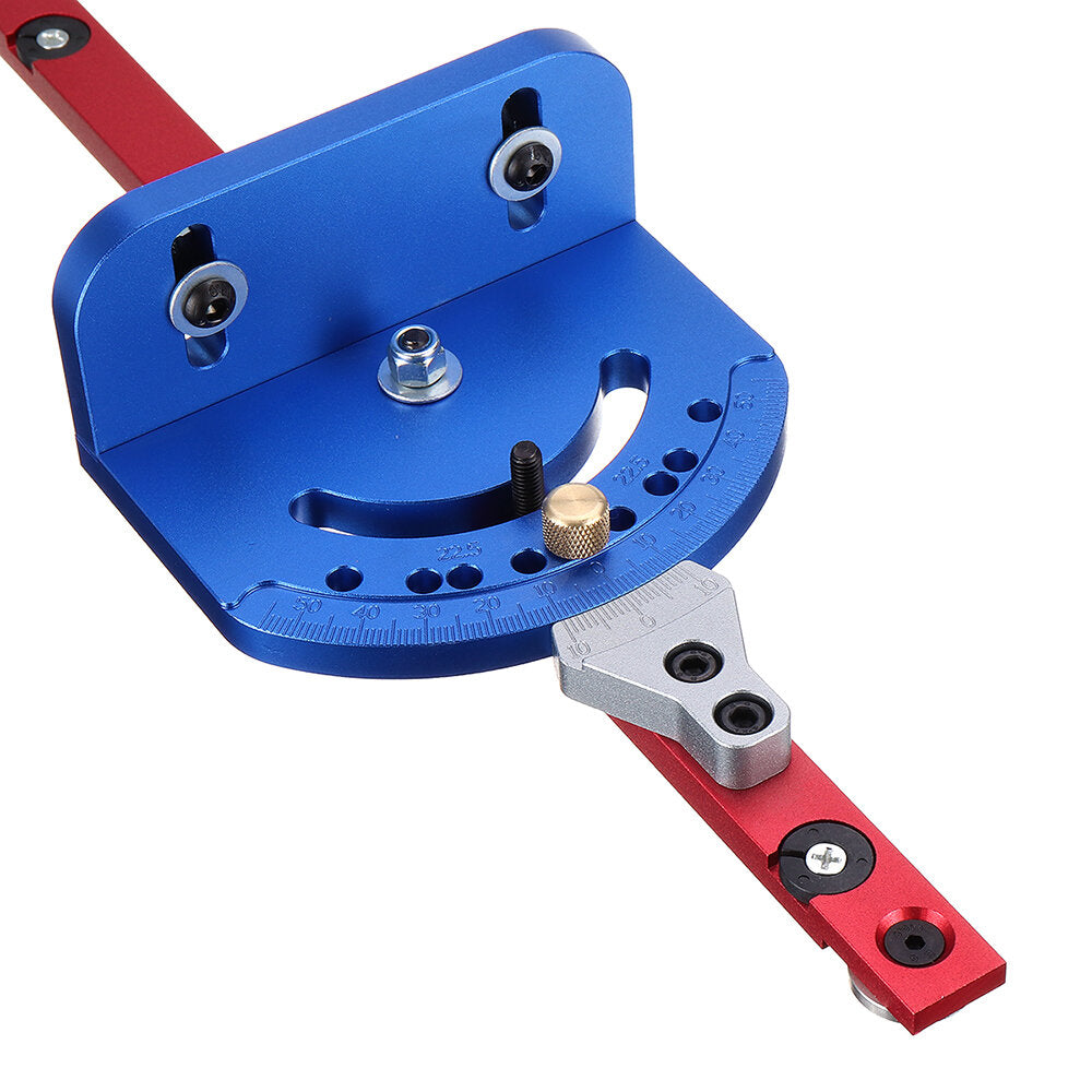 450mm b type 0-90 graden hoek verstekmeter zagen montage heerser houtbewerking tool voor tafelzaag router: