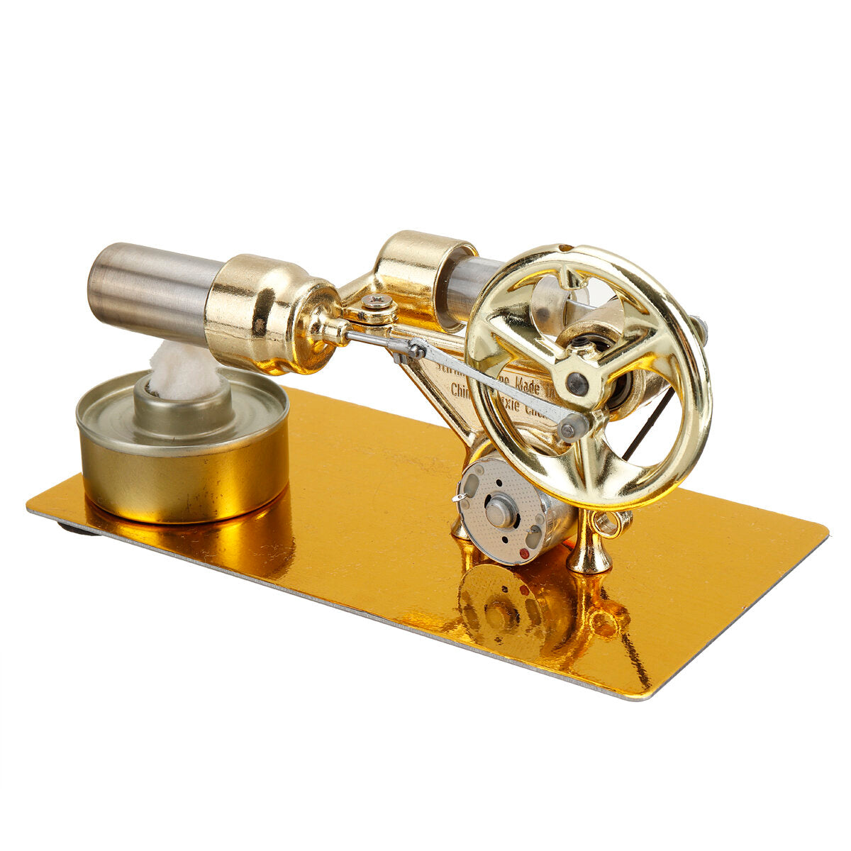 1 stuks 16 x 8.5 x 11 cm physical science dhz kits stirling engine model met onderdelen