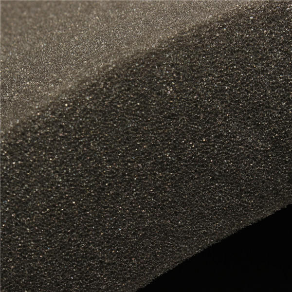 200x60x5cm zwart hoge dichtheid zitting schuimrubber vervanging bekleding kussen schuim