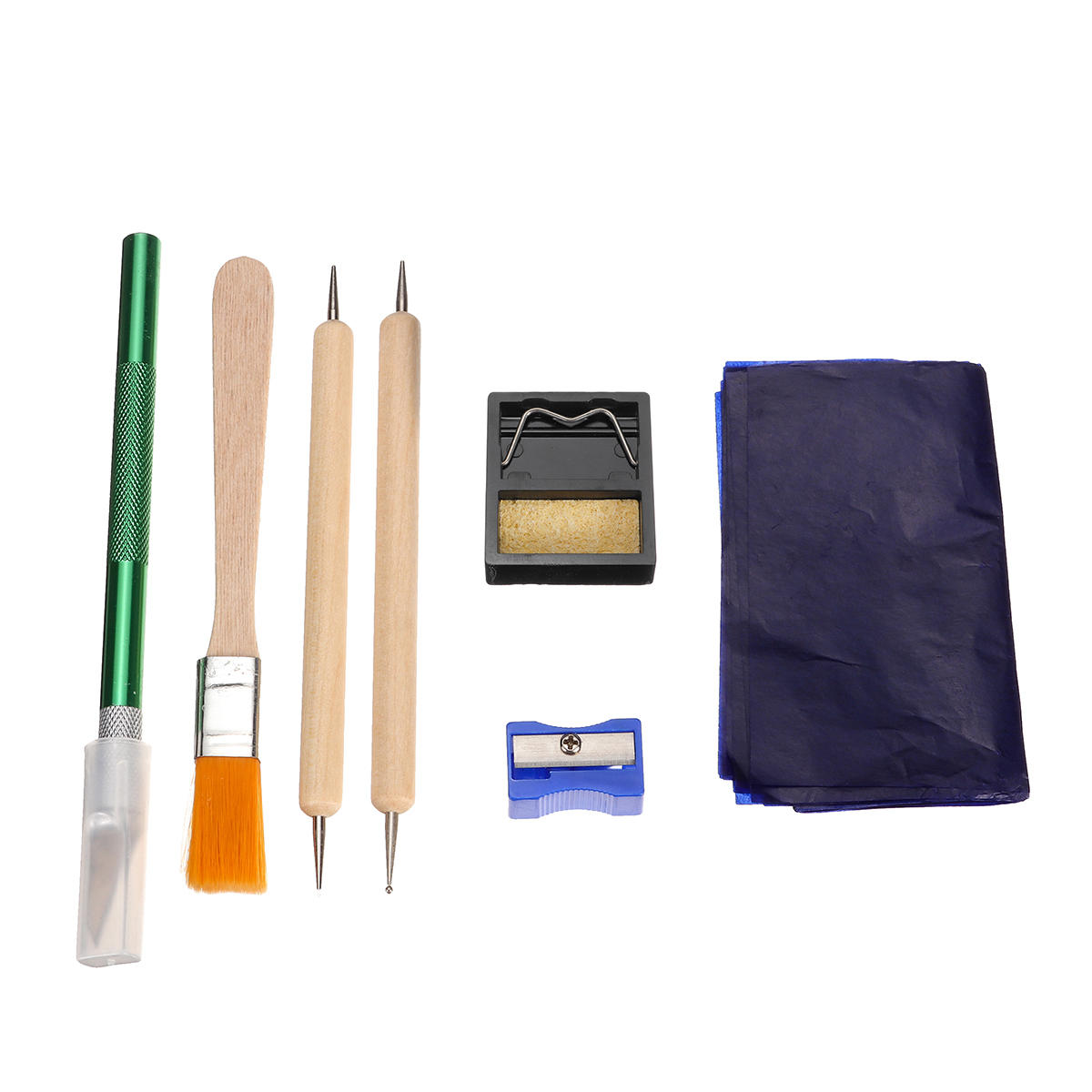 101 stuks elektrische soldeerbout kit dhz houtgestookte pen carft tool pyrography tool set: