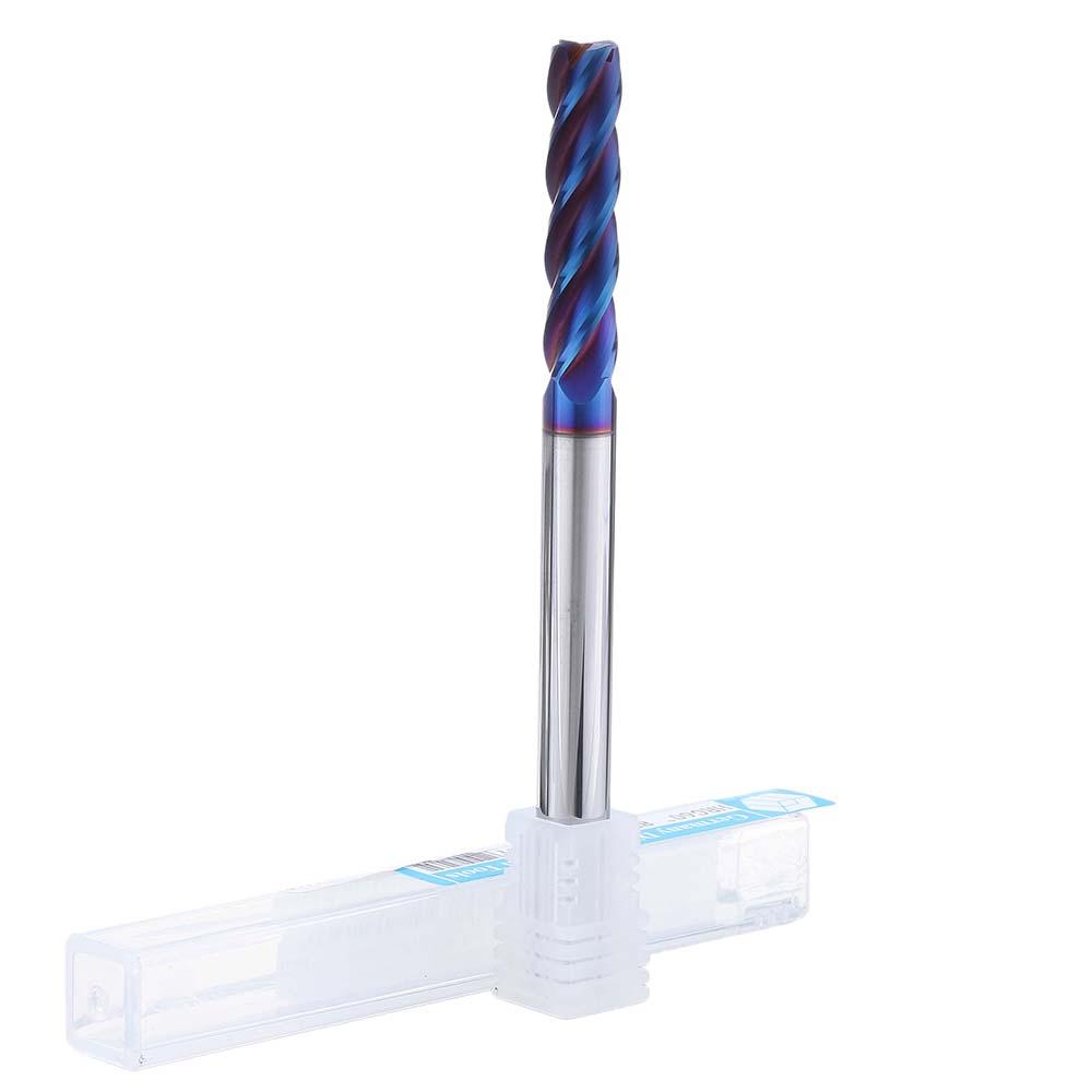 4 fluiten r0.5 kogelneusfrees hrc60 tungsten carbide naco gecoate frees