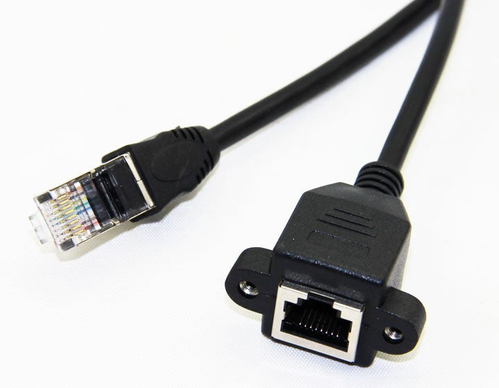 30cm of 1m rj45 kabel male to female ethernet lan network extension kabel