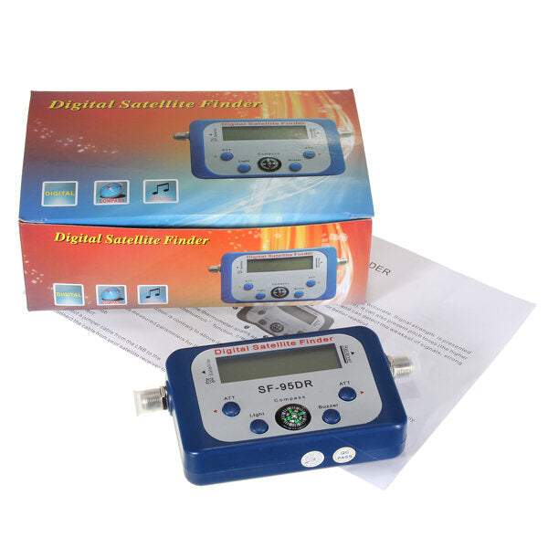 sf-95dr digital satellite signal meter finder netwerk directv