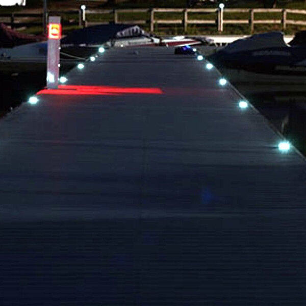 zonne-energie white 6led road oprit pathway trap lights