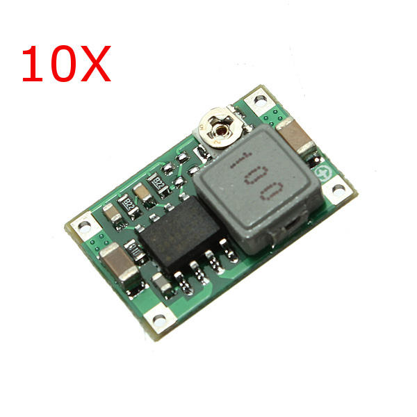10 stuks mini dc instelbare power supply buck module stap-down module