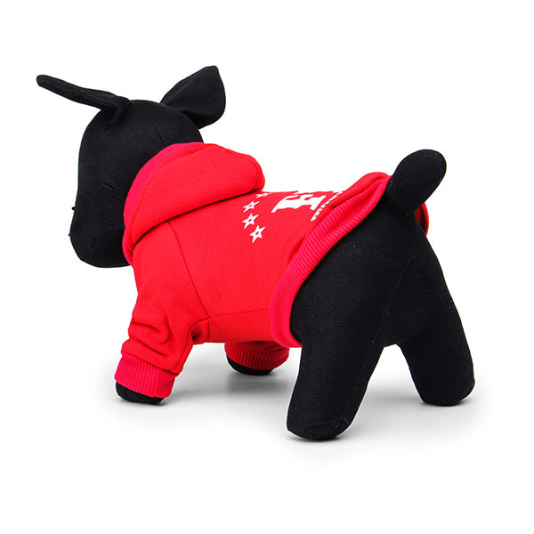fbi pet honden kat katoen hoodie trui jas met hoed