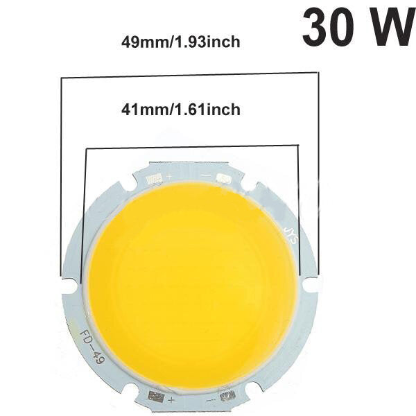 30w ronde cob led bead chips voor down light ceiling lamp gelijkstroom 32-34v