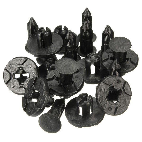 10 stuks 8mm kunststof klinknagelbevestigingsbeschermer fender pushclips voor nissan