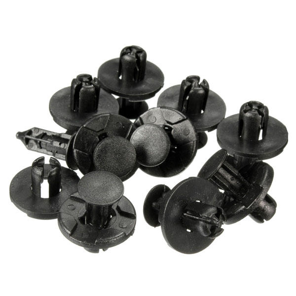 10 stuks 8mm kunststof klinknagelbevestigingsbeschermer fender pushclips voor nissan