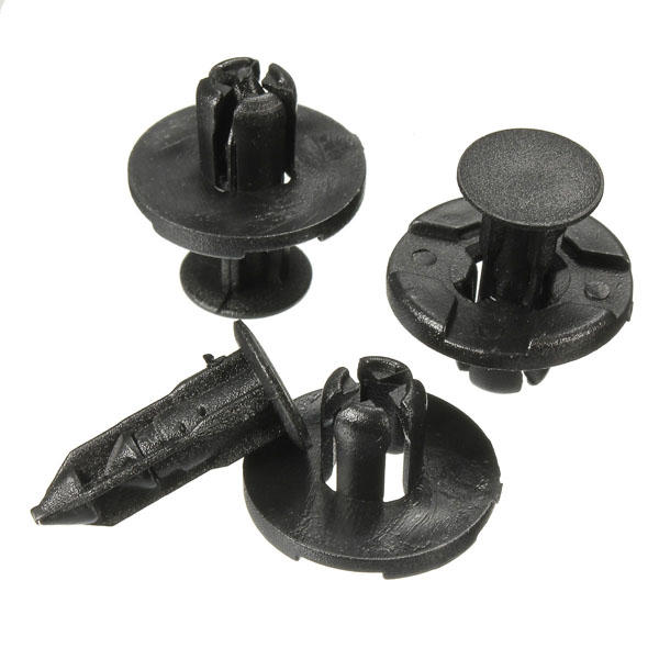 10 stuks 8mm kunststof klinknagelbevestigingsbeschermer fender pushclips voor nissan
