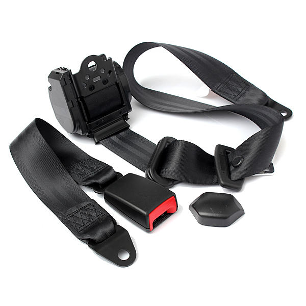 universele terugtrekkende 3-punt auto-auto veiligheidsset lap riem set kit