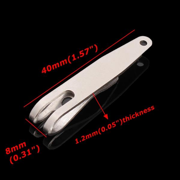 edc tool mini clip zaklamp clip geld cash houder sleutelhanger clip