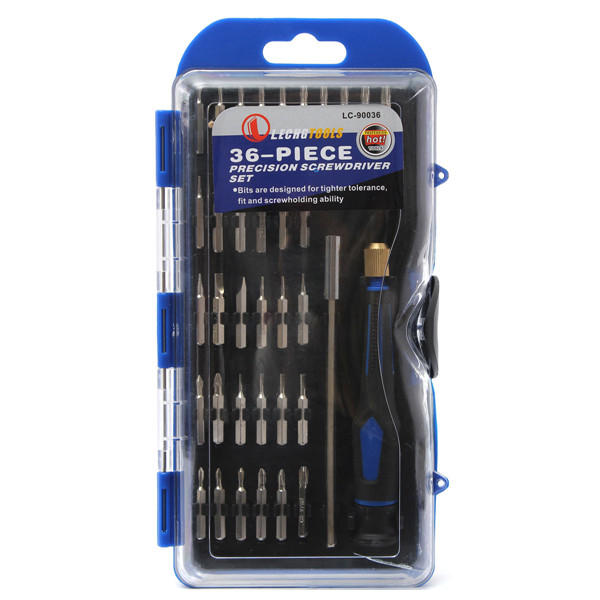 36 in 1 precision sleuf phillips torx schroevendraaier set reparatie tool