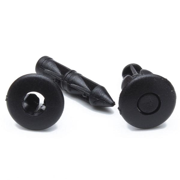 10 stuks 6mm kunststof klinknagel messing snijpaneel bevestigingsclips voor honda yamaha