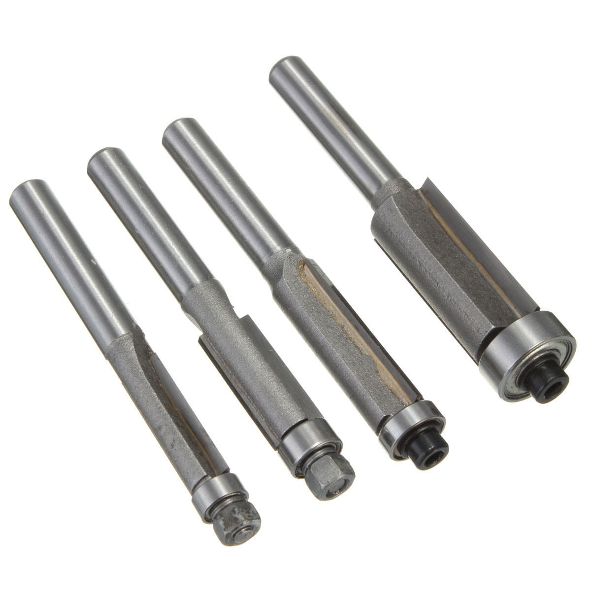 6/8/10 / 12mm flush trim bit 1/4 shank router bits carbide tipped bits