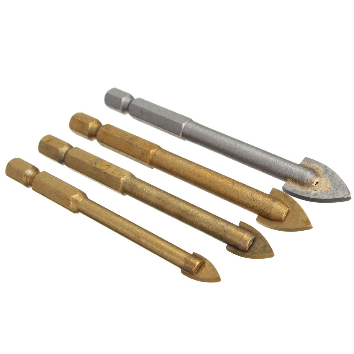 6-12mm carbide tegel speerkop boor glas boorgat tool tungsten carbide getipt bit