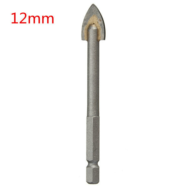6-12mm carbide tegel speerkop boor glas boorgat tool tungsten carbide getipt bit
