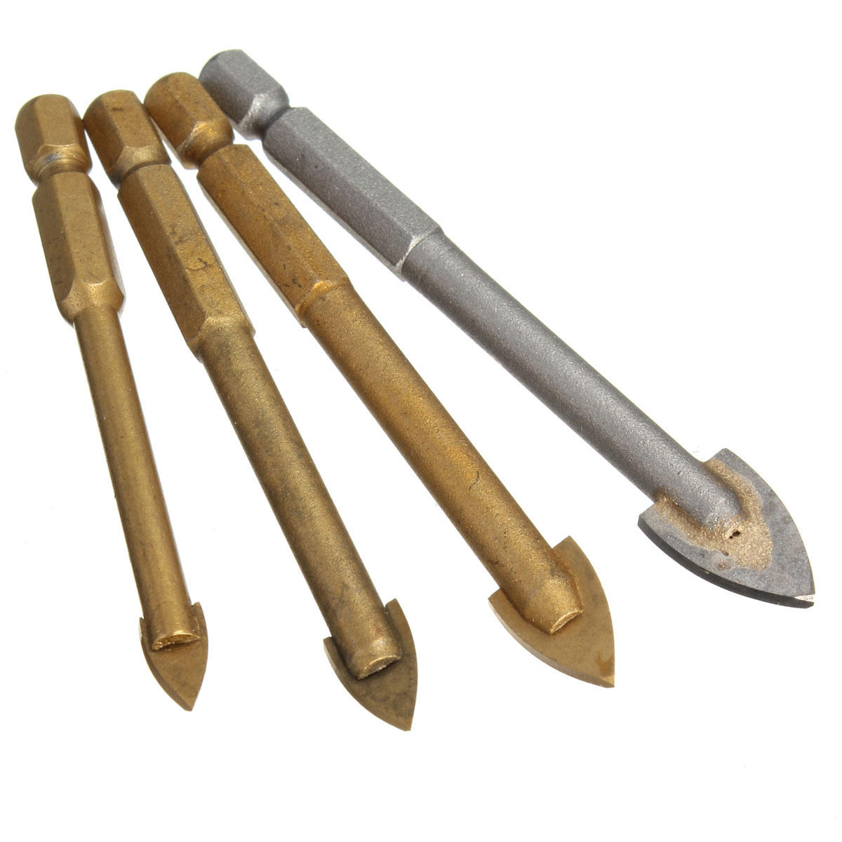 6-12mm carbide tegel speerkop boor glas boorgat tool tungsten carbide getipt bit