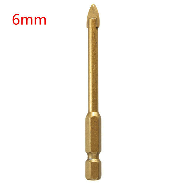 6-12mm carbide tegel speerkop boor glas boorgat tool tungsten carbide getipt bit