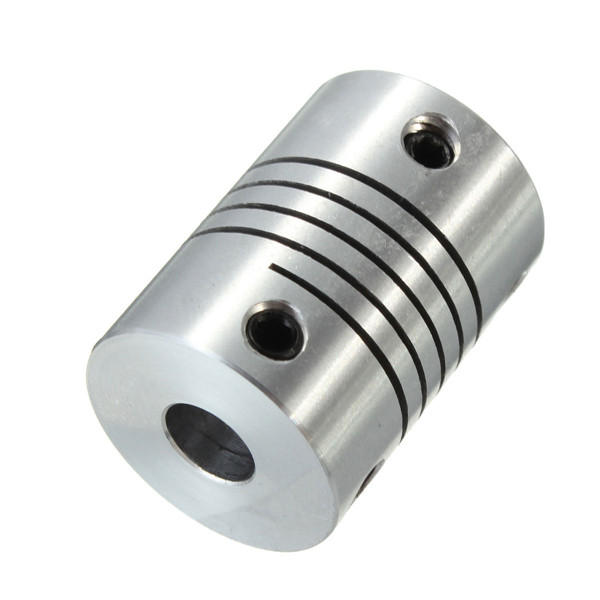 flexibele askoppeling od18mmx25mm cnc stappenmotorkoppelingsconnector 6.35 tot 8 mm