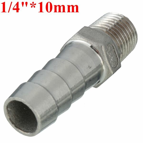 1/4 inch buitendraad pijp barb slangtule connector adapter 6mm tot 12mm