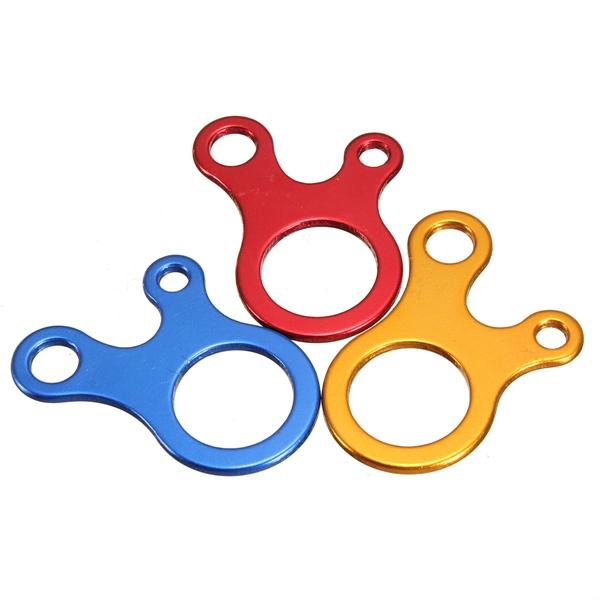 3 gaten multifunctioneel edc outdoor survival rope buckle quick knotting tool