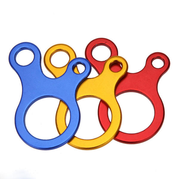 3 gaten multifunctioneel edc outdoor survival rope buckle quick knotting tool