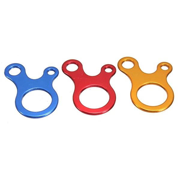 3 gaten multifunctioneel edc outdoor survival rope buckle quick knotting tool