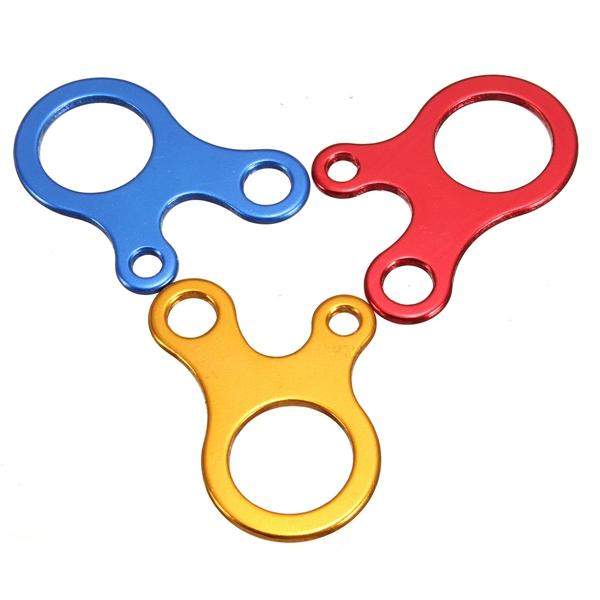 3 gaten multifunctioneel edc outdoor survival rope buckle quick knotting tool