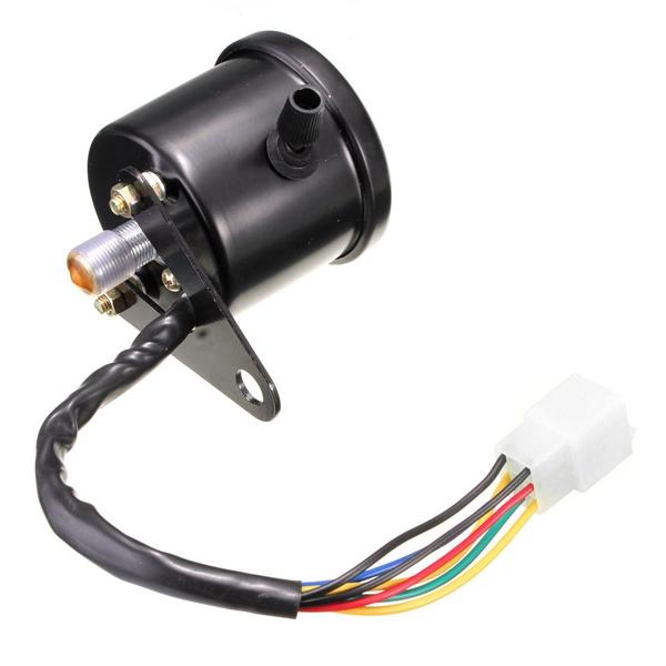 universele motorfiets dual led backlight signaal kilometerteller kilometerstand snelheidsmeter gauge