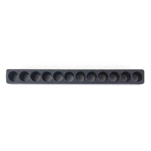 12 gaten hex shank plastic schroevendraaier bit opslag dek schroevendraaier hoofd opbergkoffer