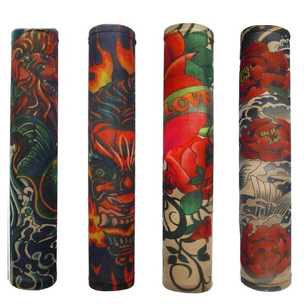 tattoo arm been mouwen bescherming tegen de zon fietsen halloween-feest