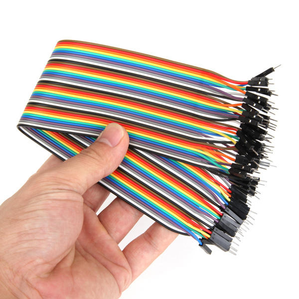 40 stuks 30 cm man op man jumper kabel dupont draad
